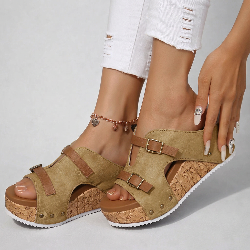 The Amalfi Platform Sandals