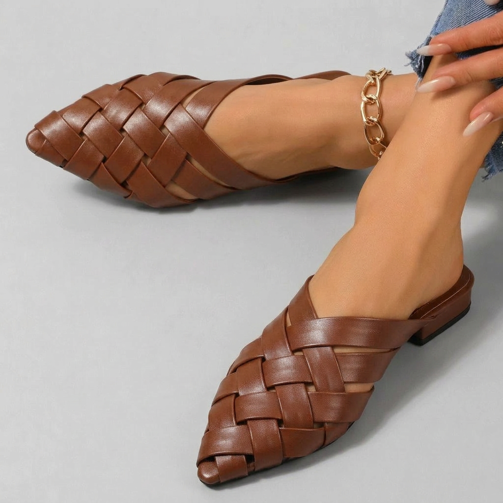 Verona Woven Flats