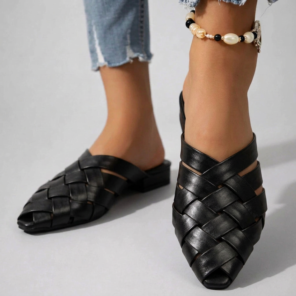 Verona Woven Flats