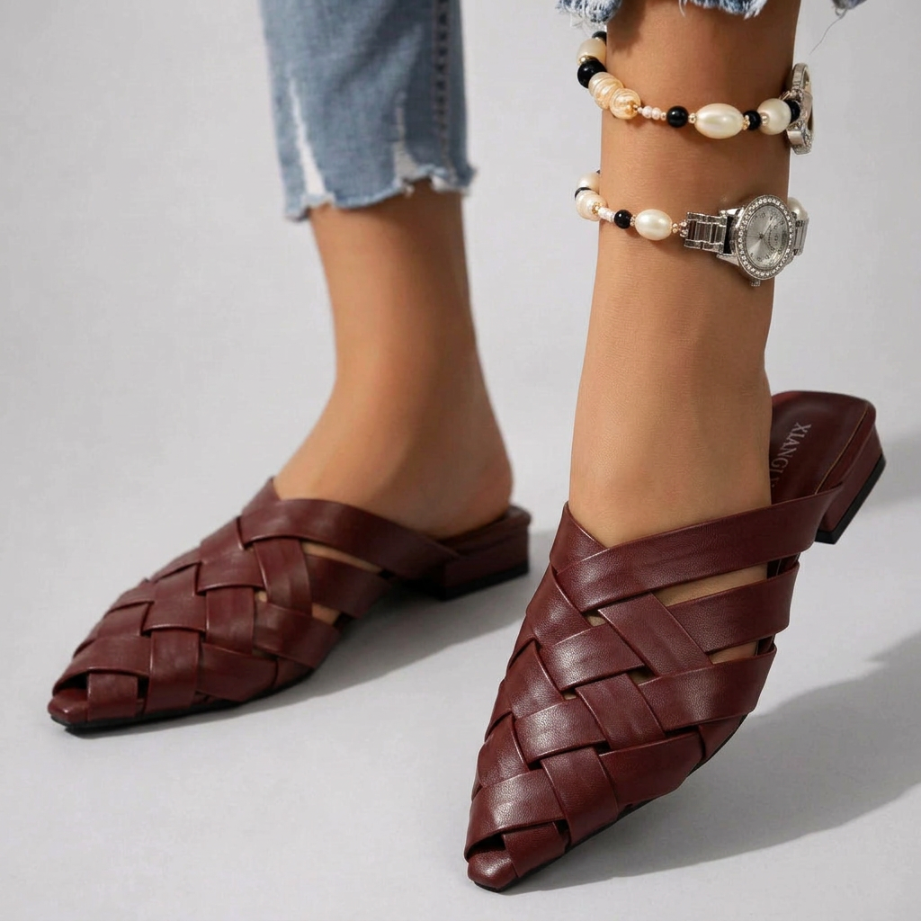 Verona Woven Flats