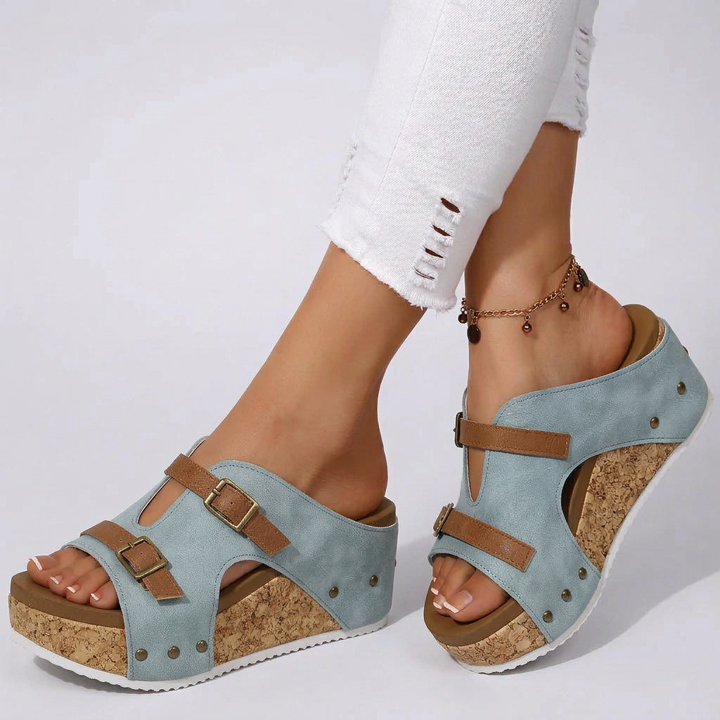 The Amalfi Platform Sandals