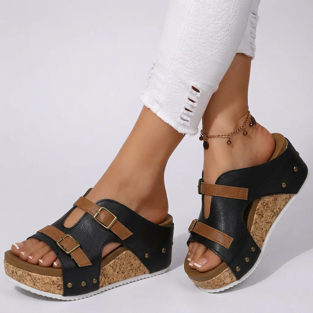 The Amalfi Platform Sandals