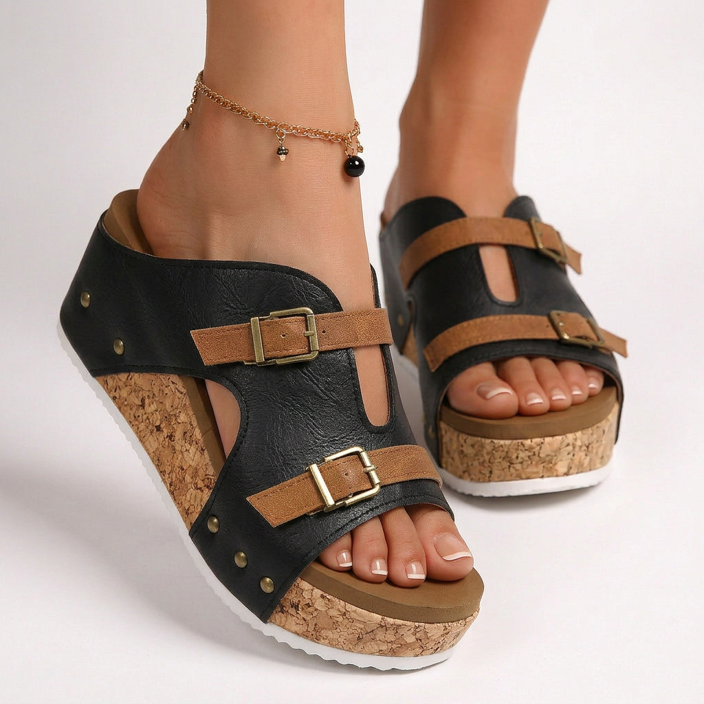 The Amalfi Platform Sandals