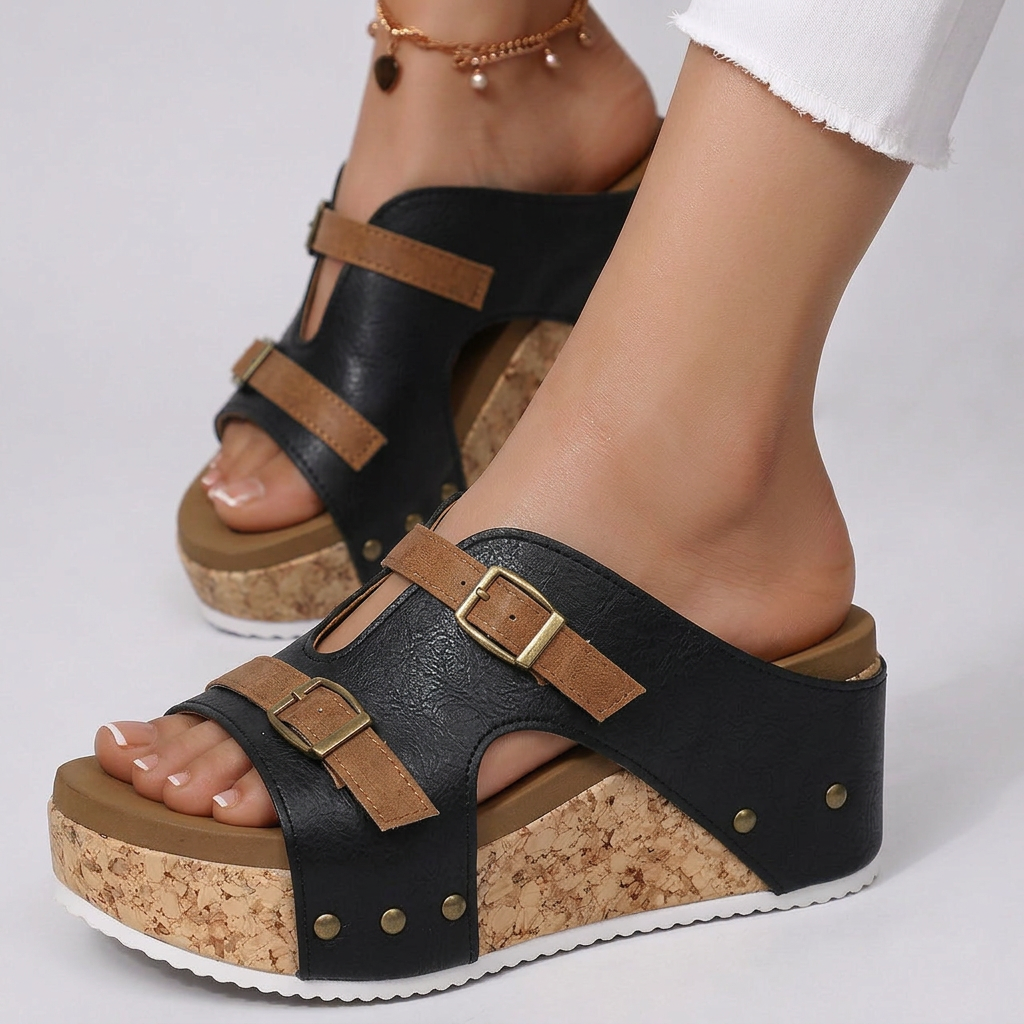 The Amalfi Platform Sandals