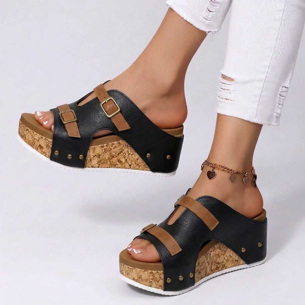The Amalfi Platform Sandals