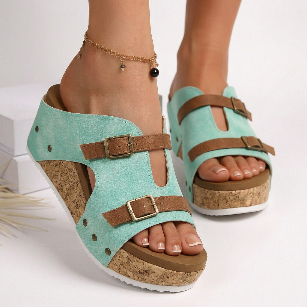 The Amalfi Platform Sandals