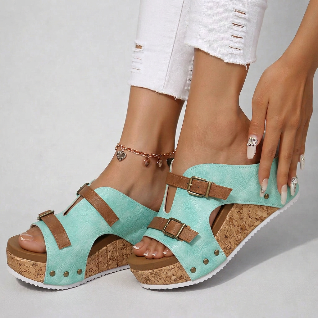 The Amalfi Platform Sandals