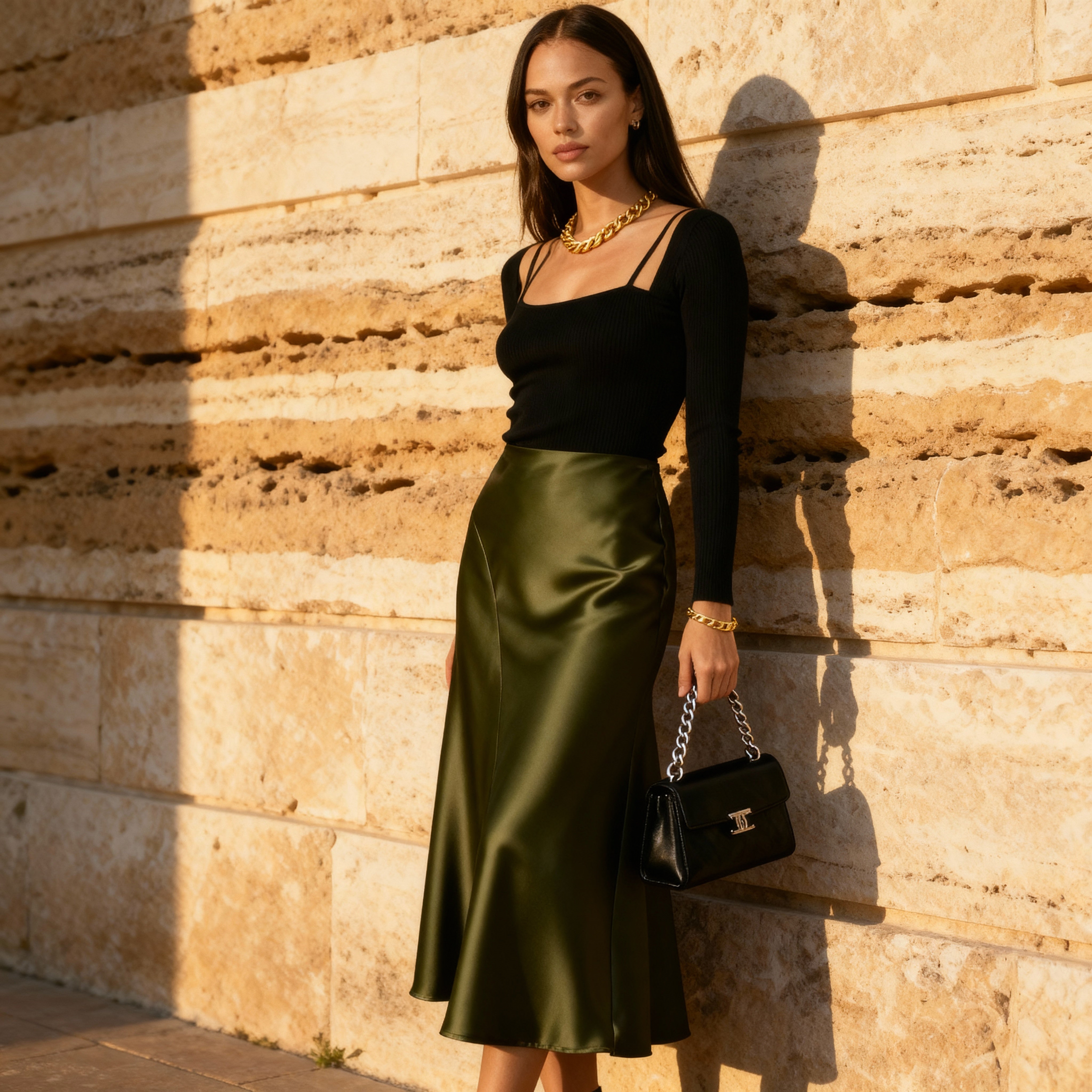 Valentina Silhouette Skirt