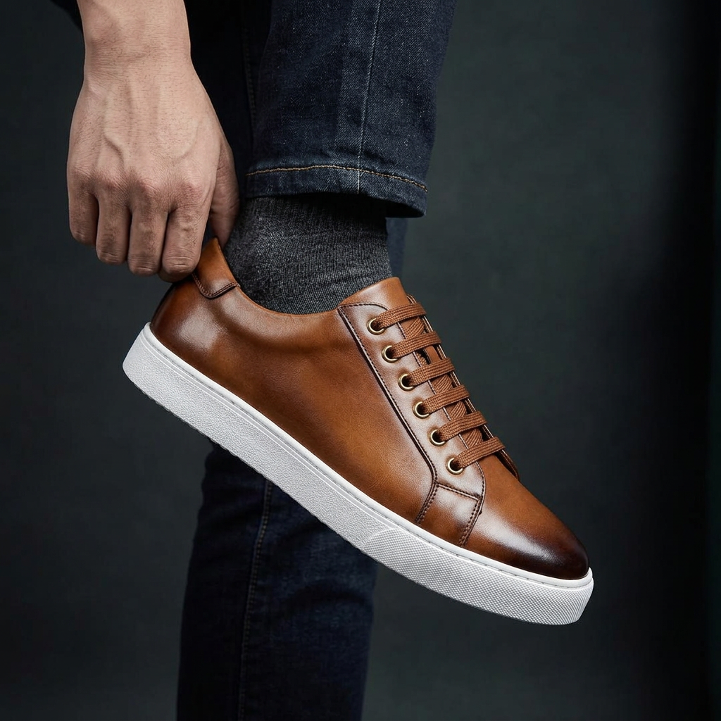 Hudson Leather Sneakers