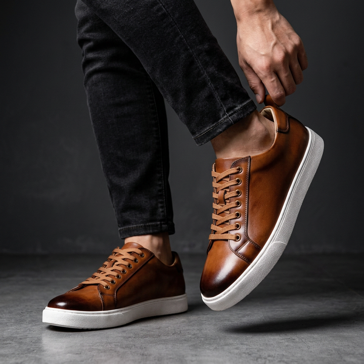 Hudson Leather Sneakers