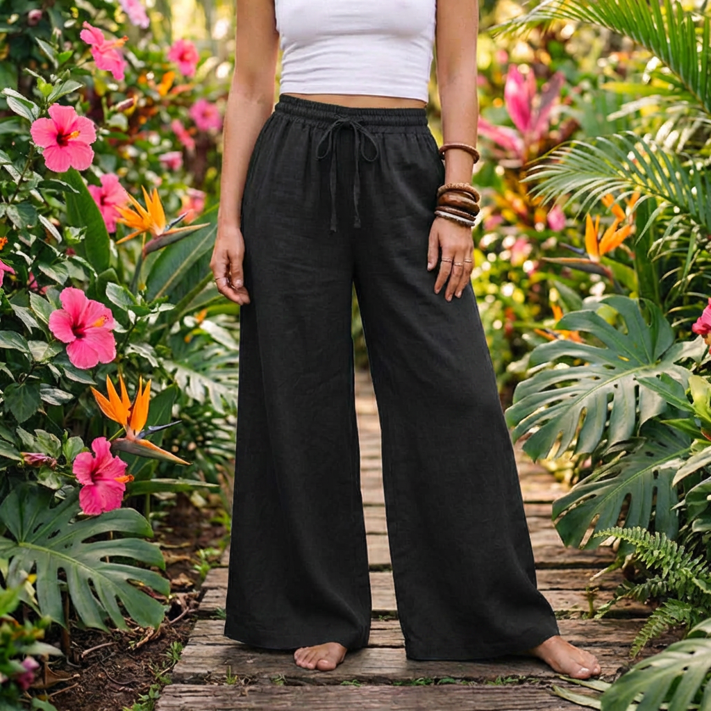 The Santorini Linen Pants