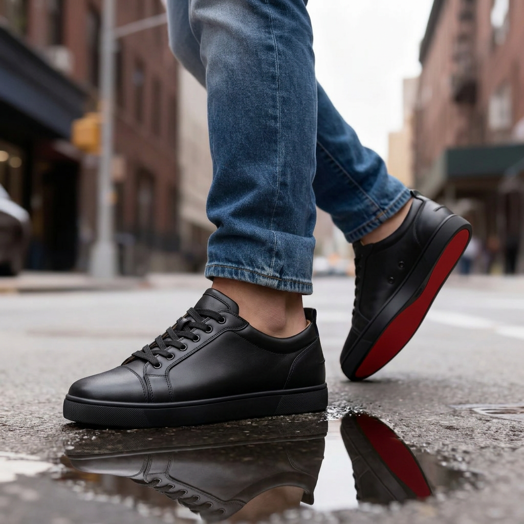 The Crimson Sole Sneaker