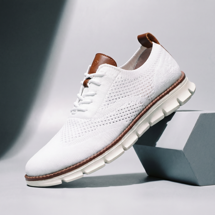 Hudson Leather Knit Sneakers