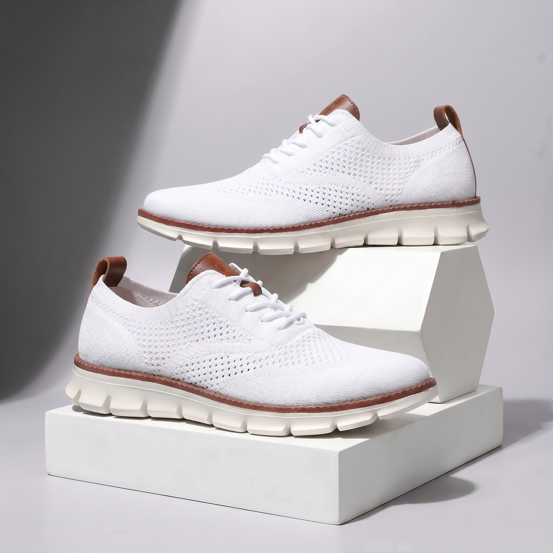 Hudson Leather Knit Sneakers