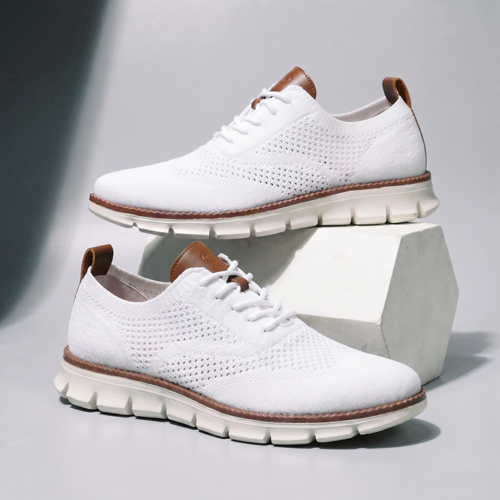 Hudson Leather Knit Sneakers