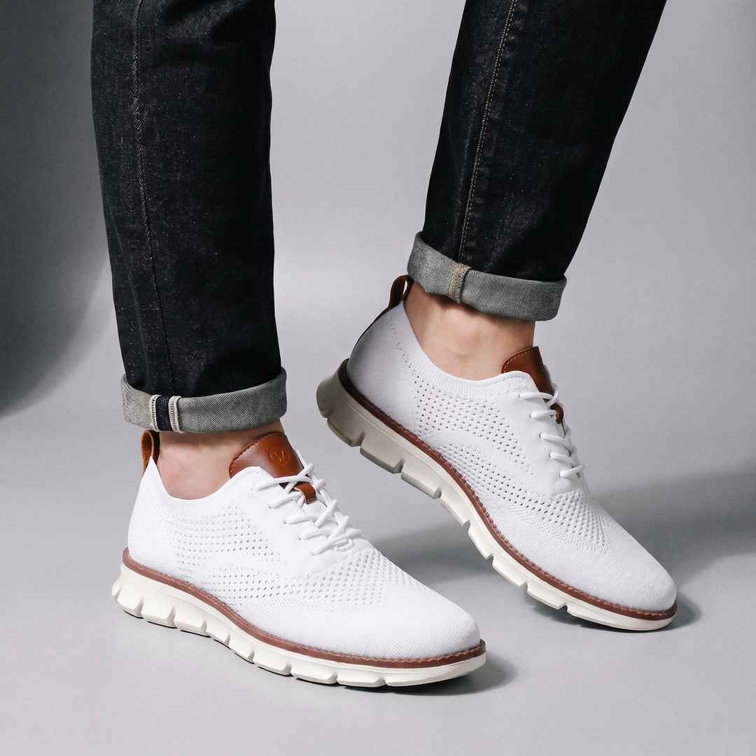 Hudson Leather Knit Sneakers