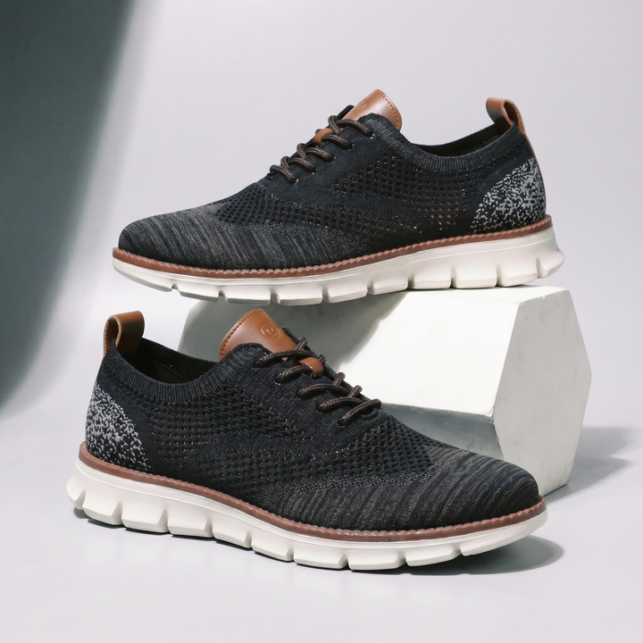 Hudson Leather Knit Sneakers