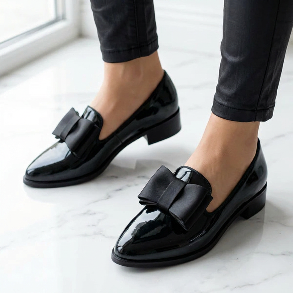 Scarlett Bow Loafers