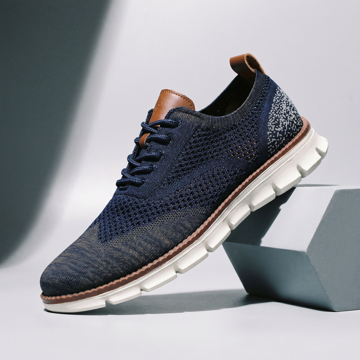 Hudson Leather Knit Sneakers