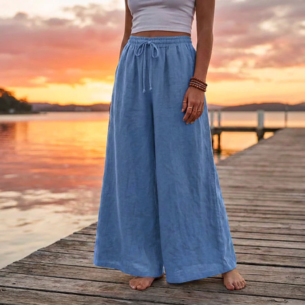 The Santorini Linen Pants