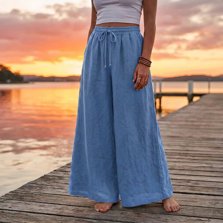 The Santorini Linen Pants