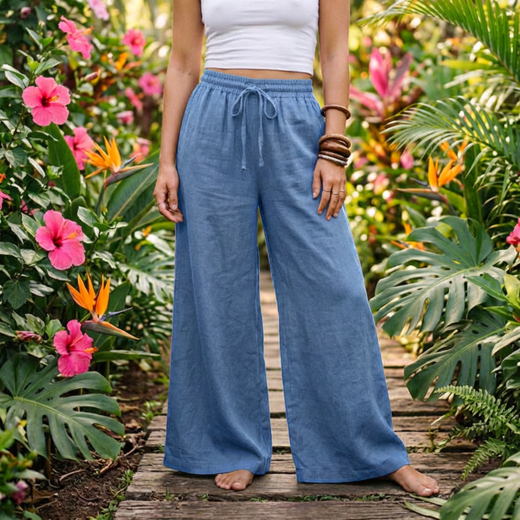 The Santorini Linen Pants