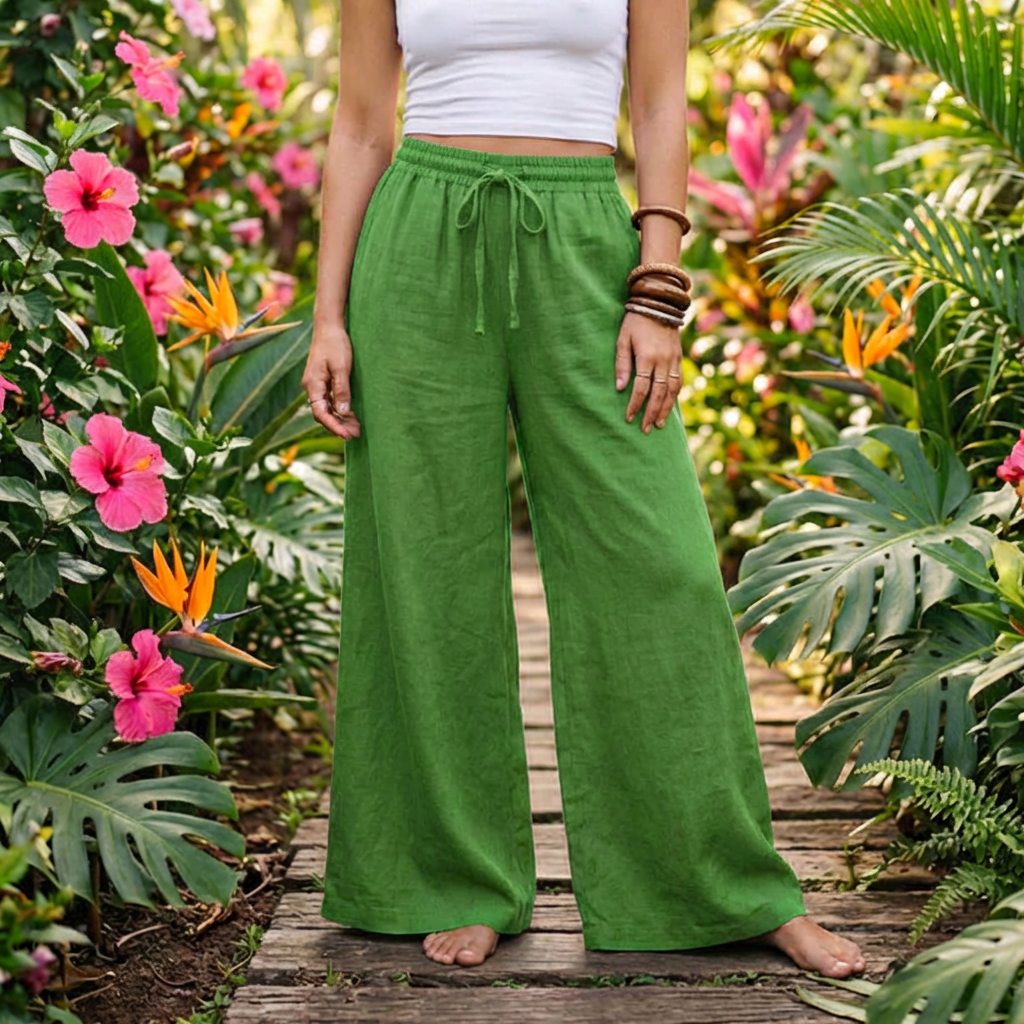The Santorini Linen Pants