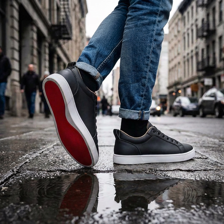The Crimson Sole Sneaker