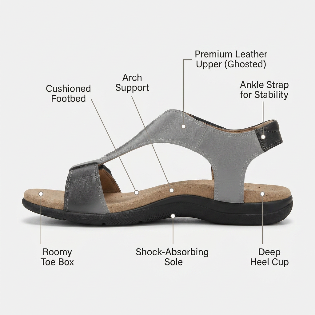 TriArch — Orthopedic Sandals for Foot, Knee &amp; Back Pain