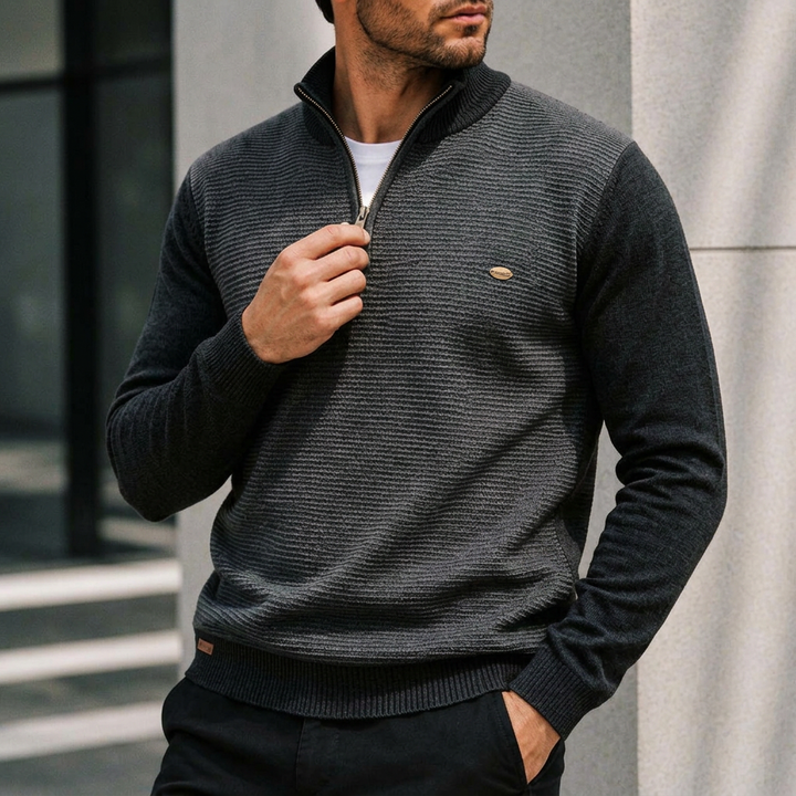 Westbridge Ridge Quarter-Zip Knit