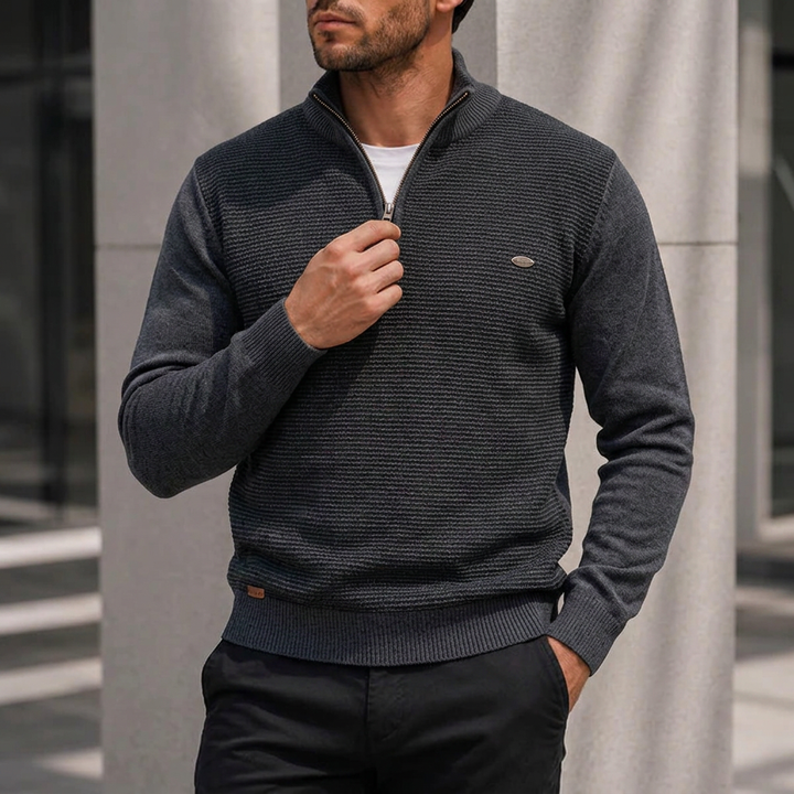 Westbridge Ridge Quarter-Zip Knit