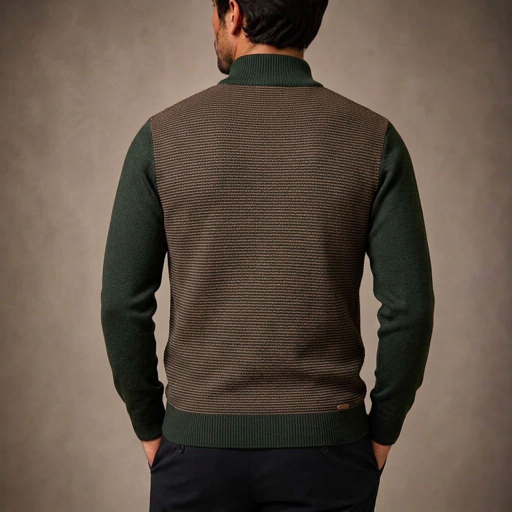 Westbridge Ridge Quarter-Zip Knit