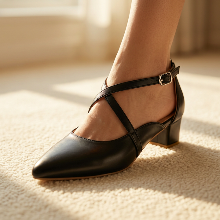 The Isabella Cross-Strap Mary Janes