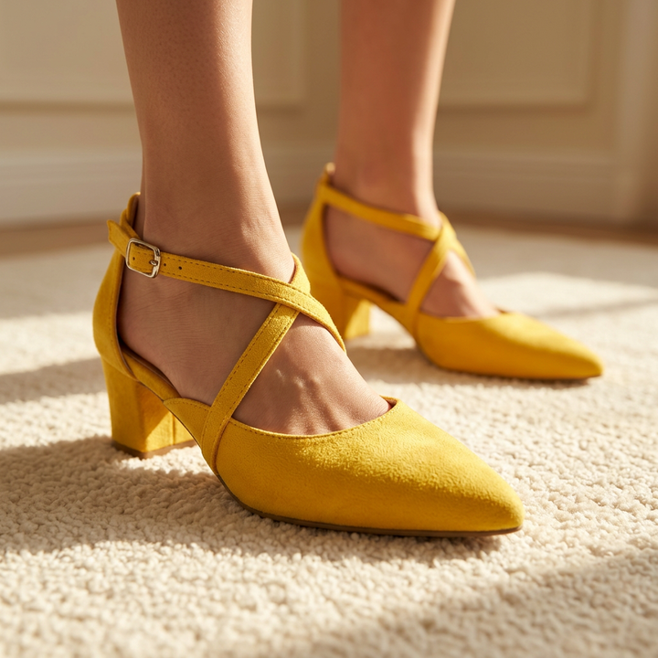 The Isabella Cross-Strap Mary Janes