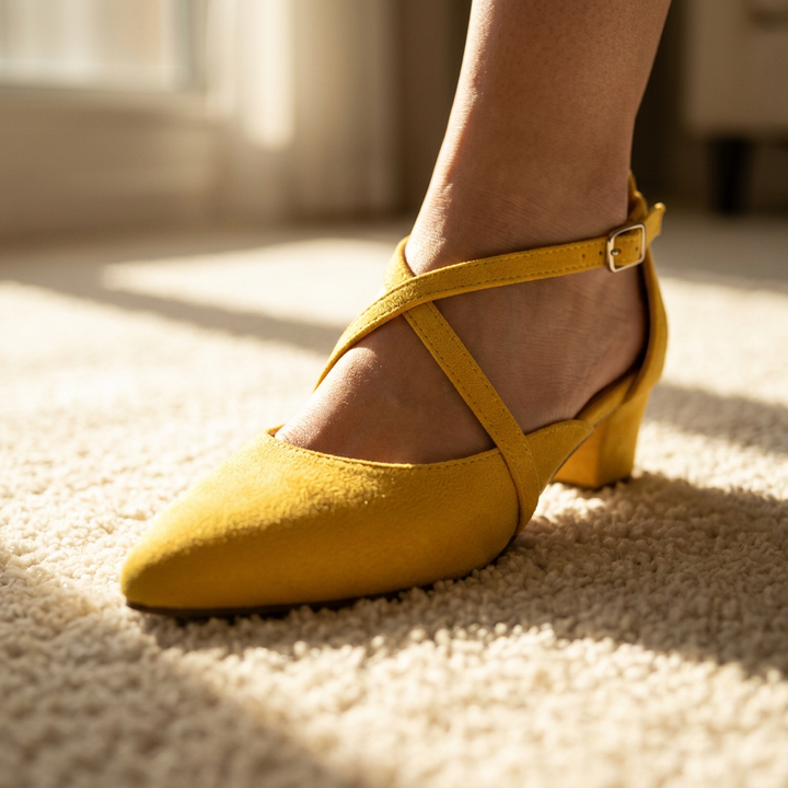 The Isabella Cross-Strap Mary Janes